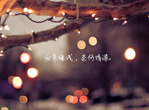 关于情感的一句话说说心情短语